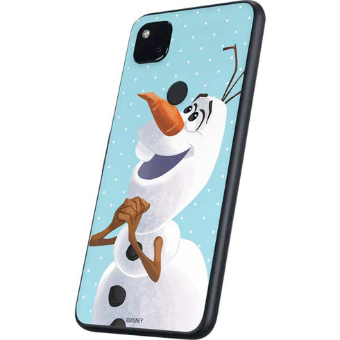 Disney Frozen Olaf Polka Dots Google Pixel 4a Skin